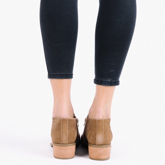 NWT Leather Two Tone Booties - Picture 5 of 5